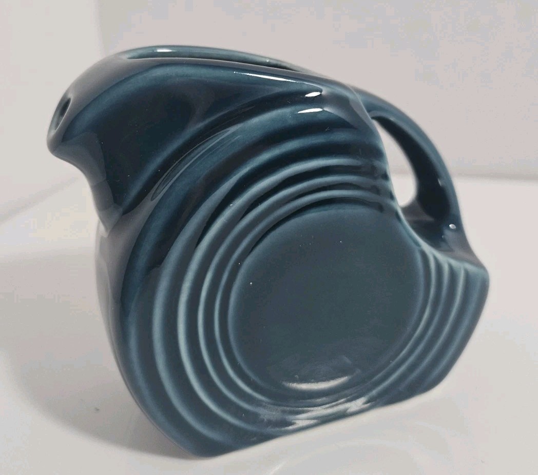 Fiesta Juniper Green Mini Disk Pitcher Creamer Excellent Maybe Never Used
