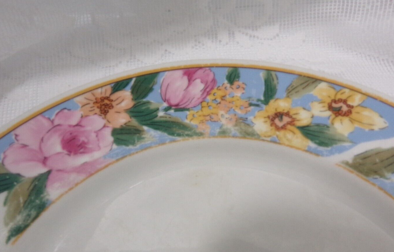 Vintage 1994 Farberware China ROSE GARDEN DINNER PLATE