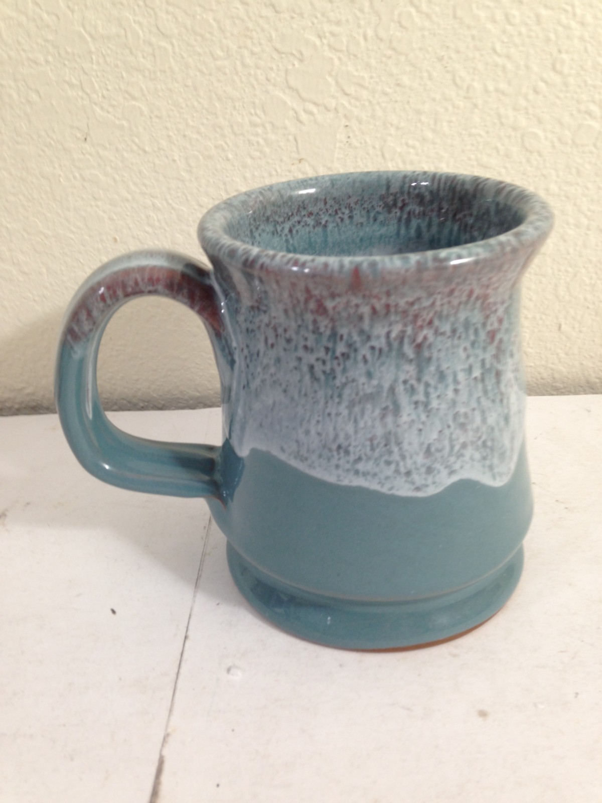 Deneen Pottery Gibson’s Donuts Memphis TN Coffee Mug 2015 Blue Lava style