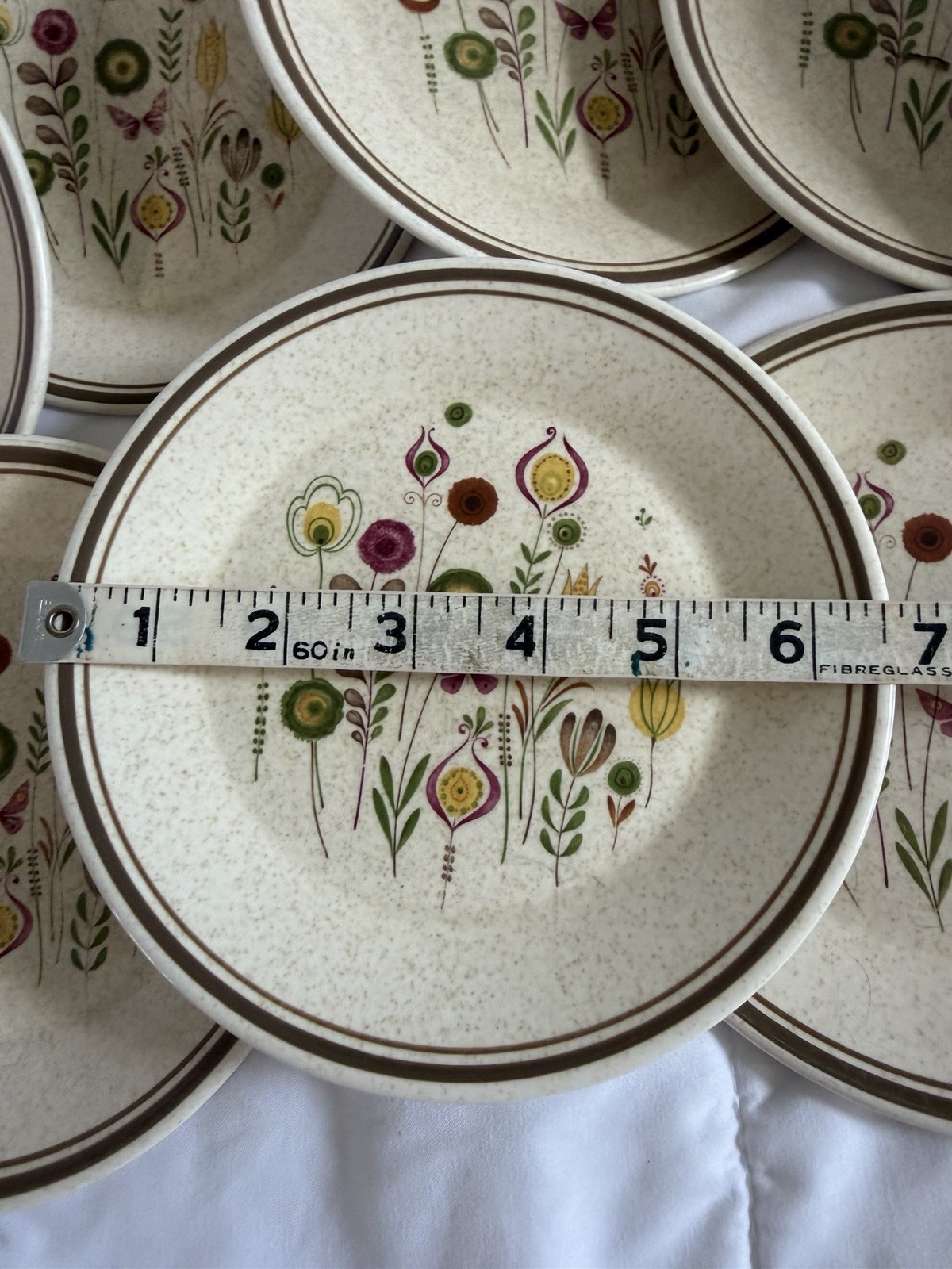 Lenox “Sprite” Temper-ware Bread Plates 6.5” In Diameter USA Set Of 8