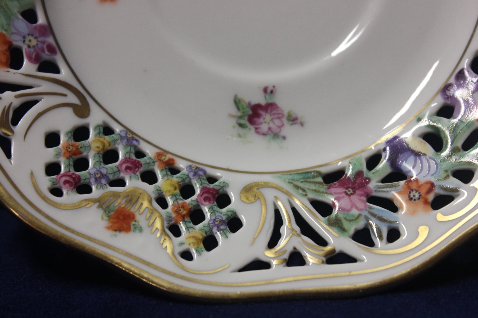 Schumann Bavaria Dresden Empress Chateau Flat Teacup & Saucer Set, 12 Sets Avail