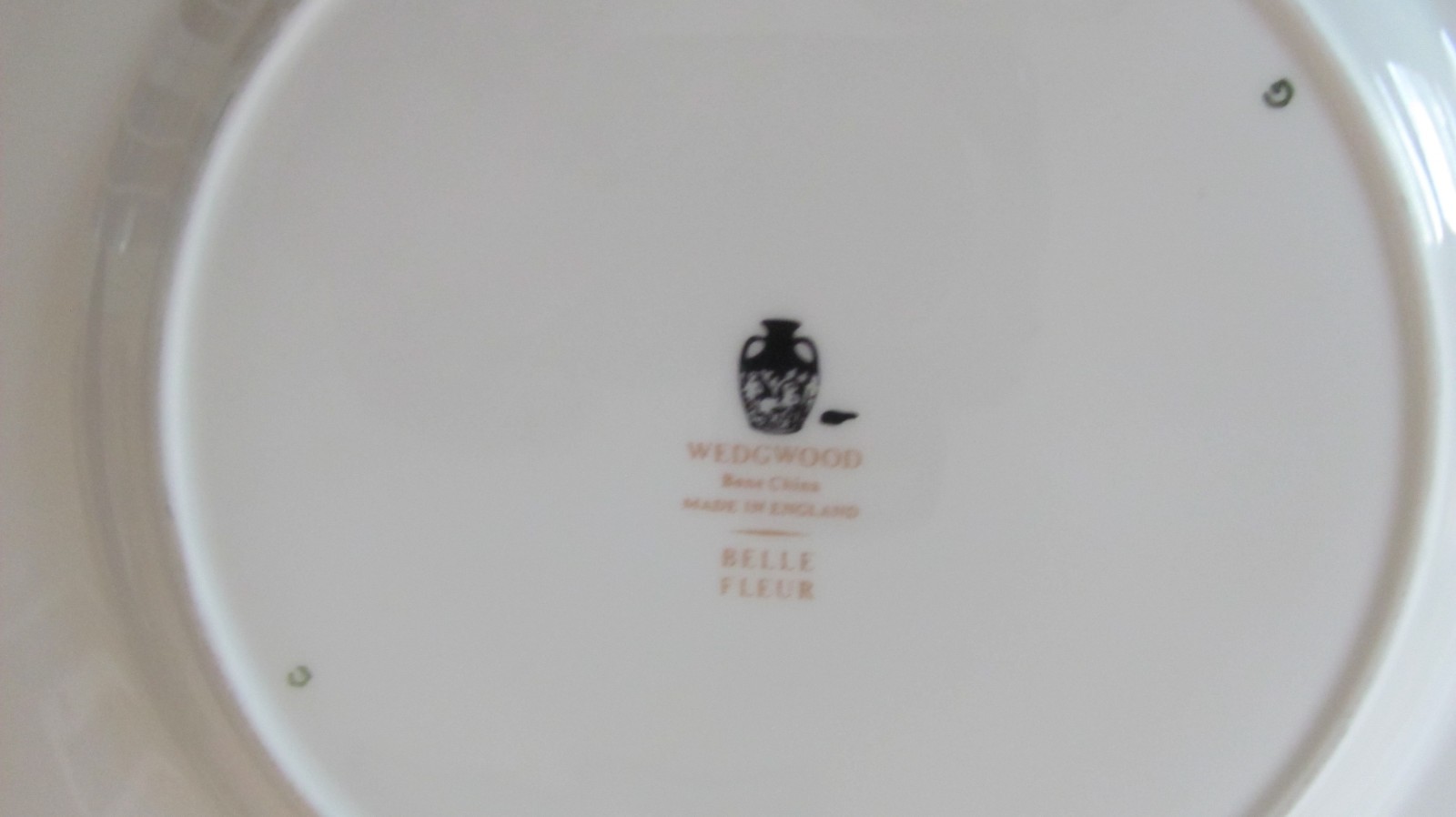 Wedgwood Belle Fleur China Salad Plates 8″ Platinum Edge Blue & White Set of 4