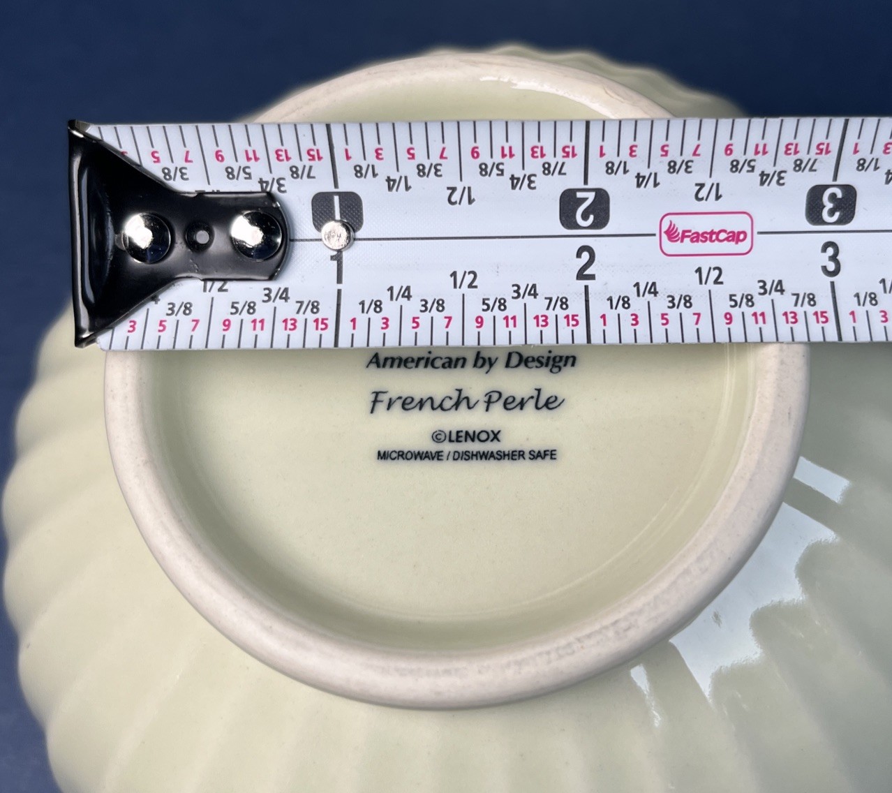 Lenox French Perle Pistachio Groove Soup Cereal Bowls Set of 5