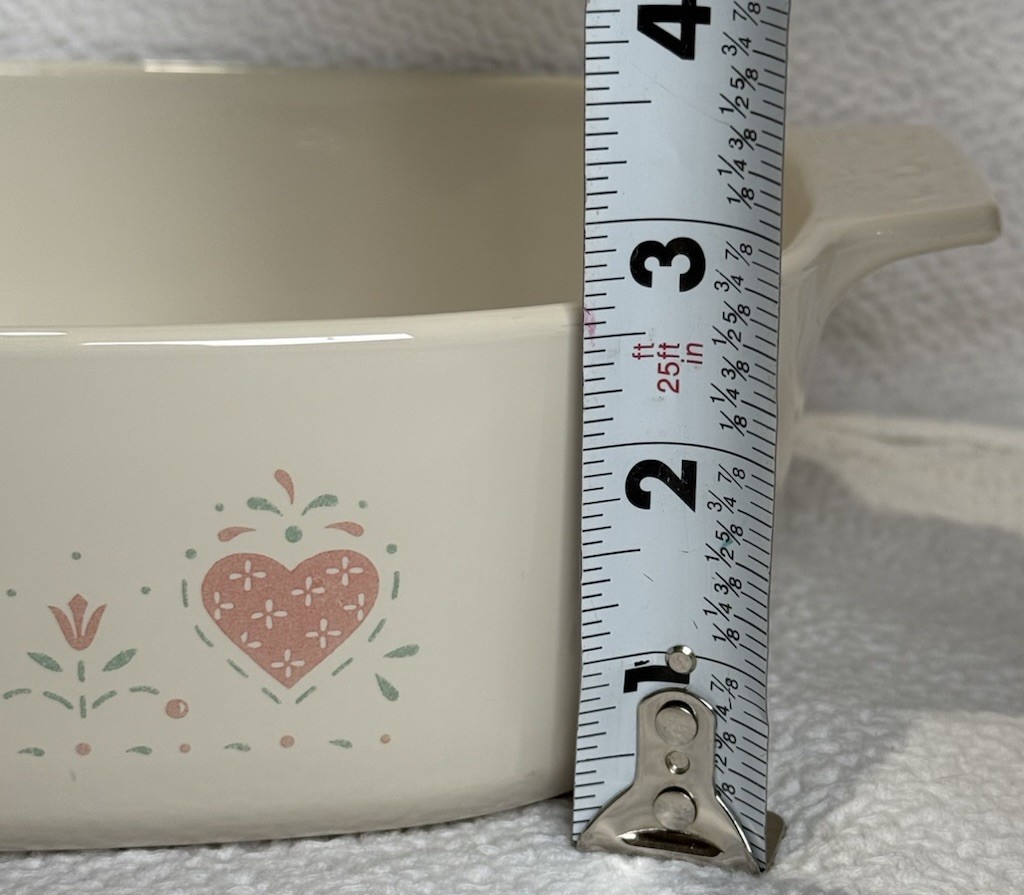 Corning Ware Vintage 2 Casseroles Forever Yours A 2 B And A 10 B No Lids 1990s