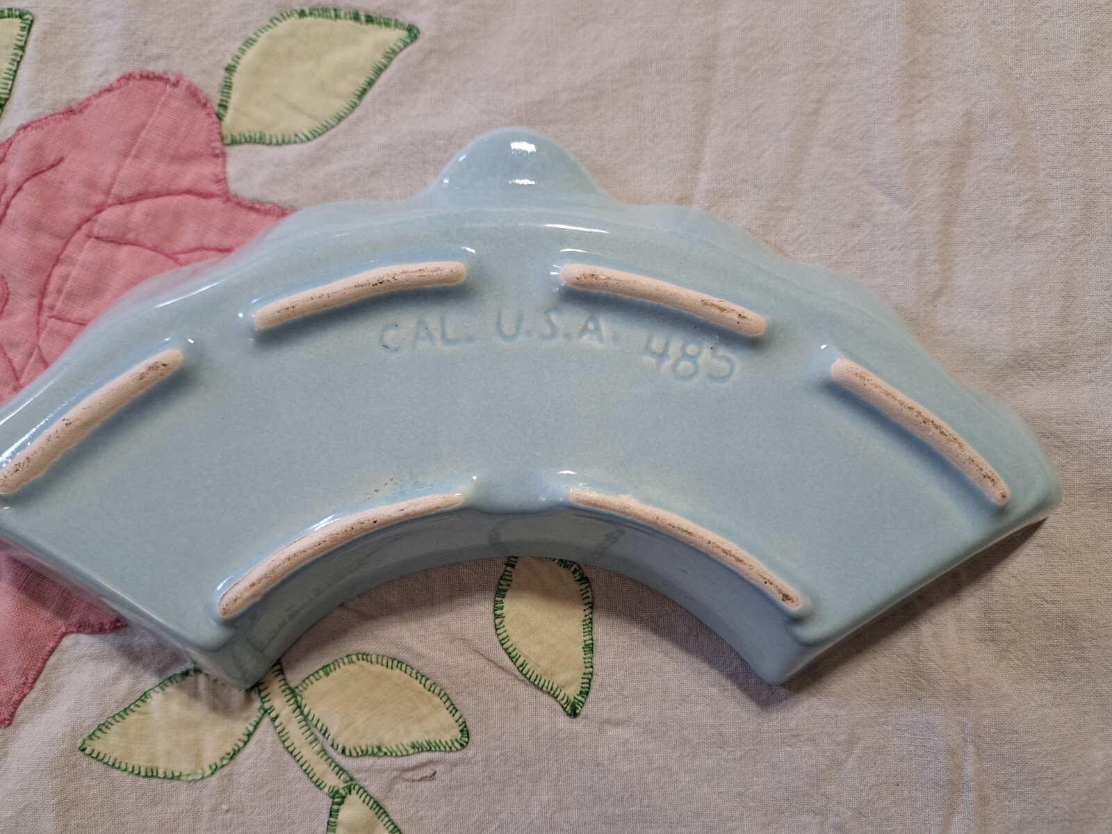 Cal. USA 485 Pottery Serving Dish MCM Vintage