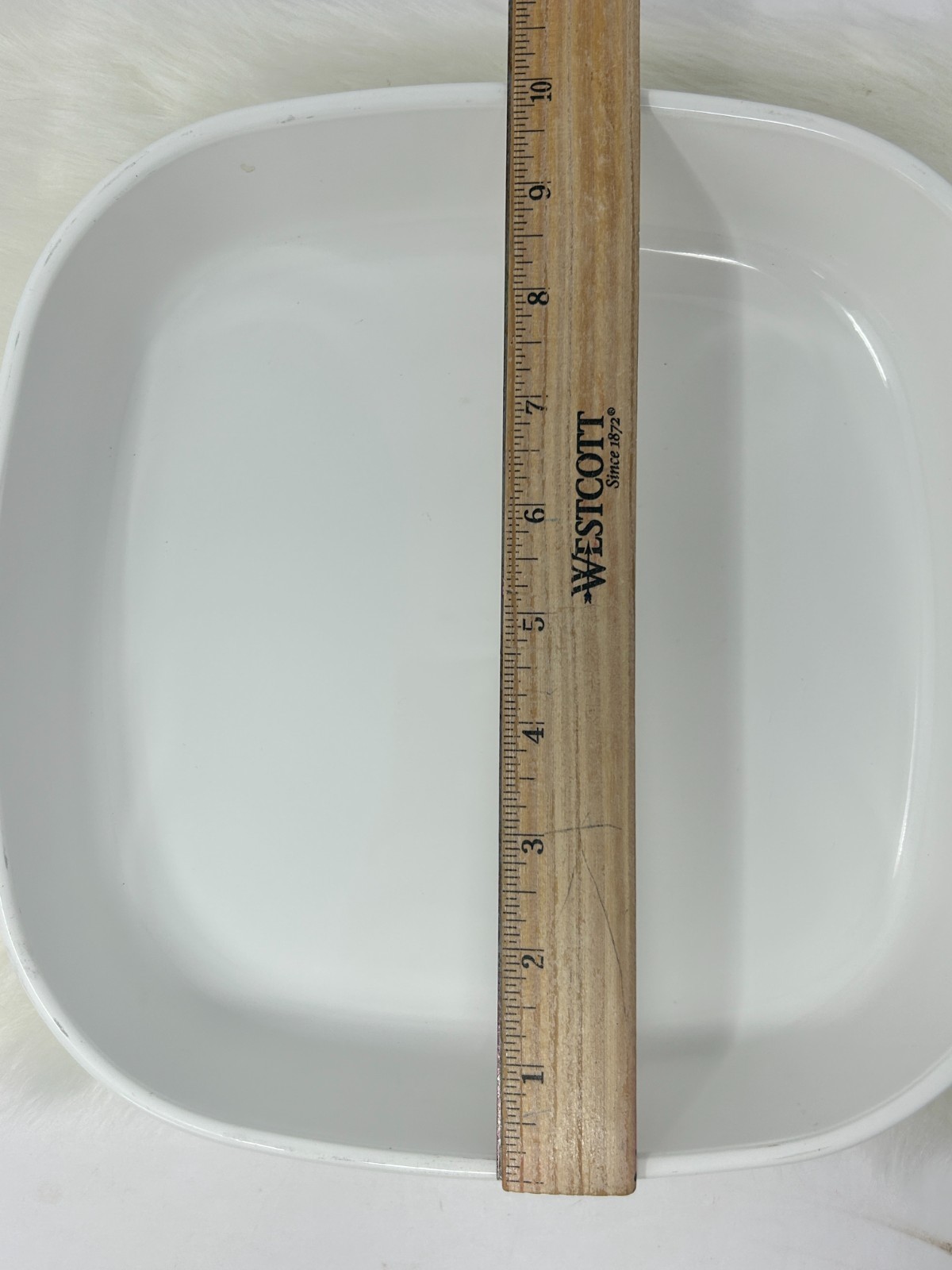 CorningWare P-16-B Blue Floral Square Casserole Dish 11 in Made in USA VINTAGE