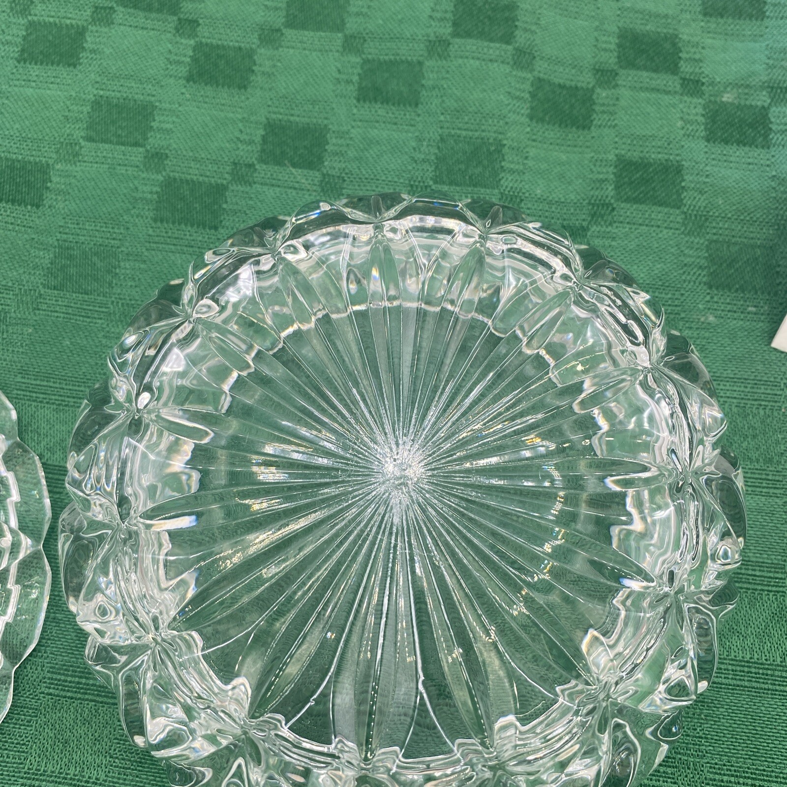 Shannon Lead Crystal Hershey’s Kiss Shaped Covered Candy Dish by Godinger 1991