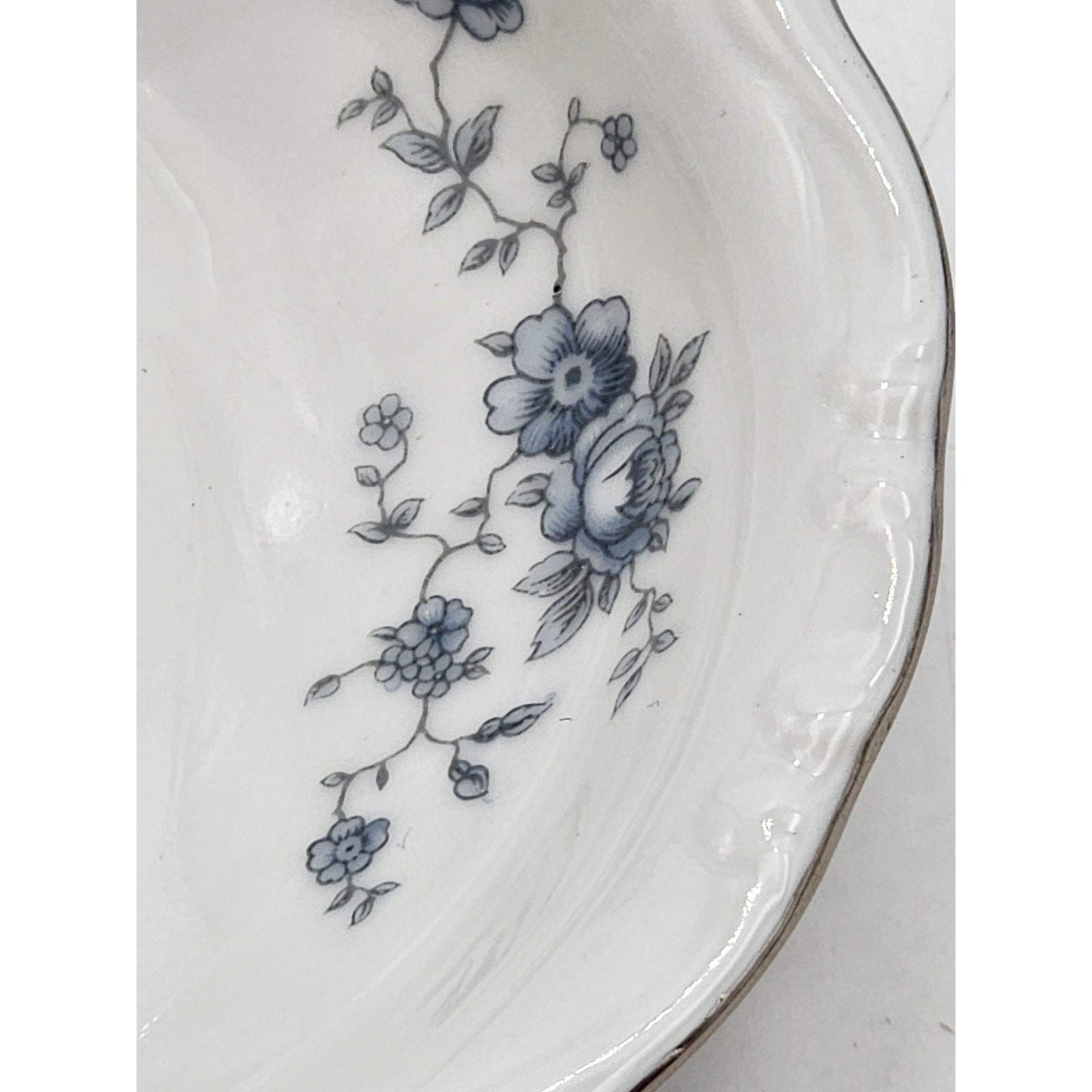 Johann Haviland Blue Garland 5″ Dessert Plate set of 4 Bavaria Germany Vintage