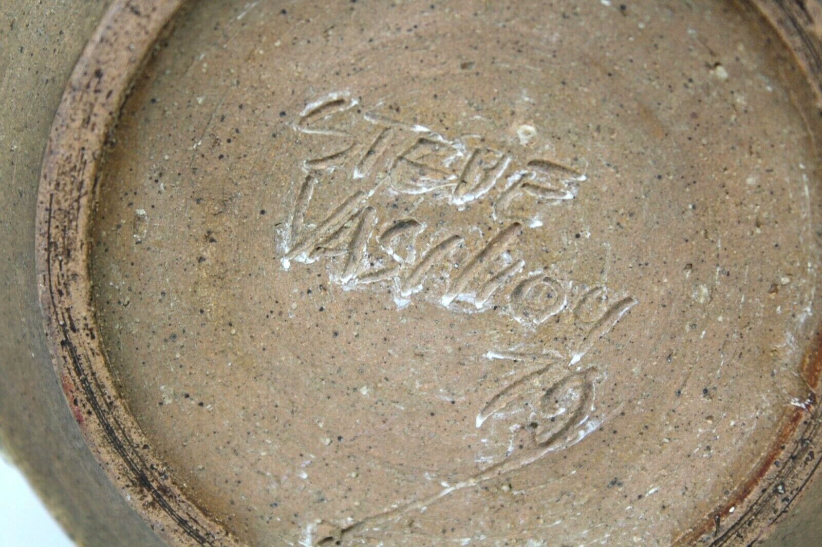 Beautifully Handmade Steve Vasiliou Studio Pottery Coffee or Tea Mug Signed ’79