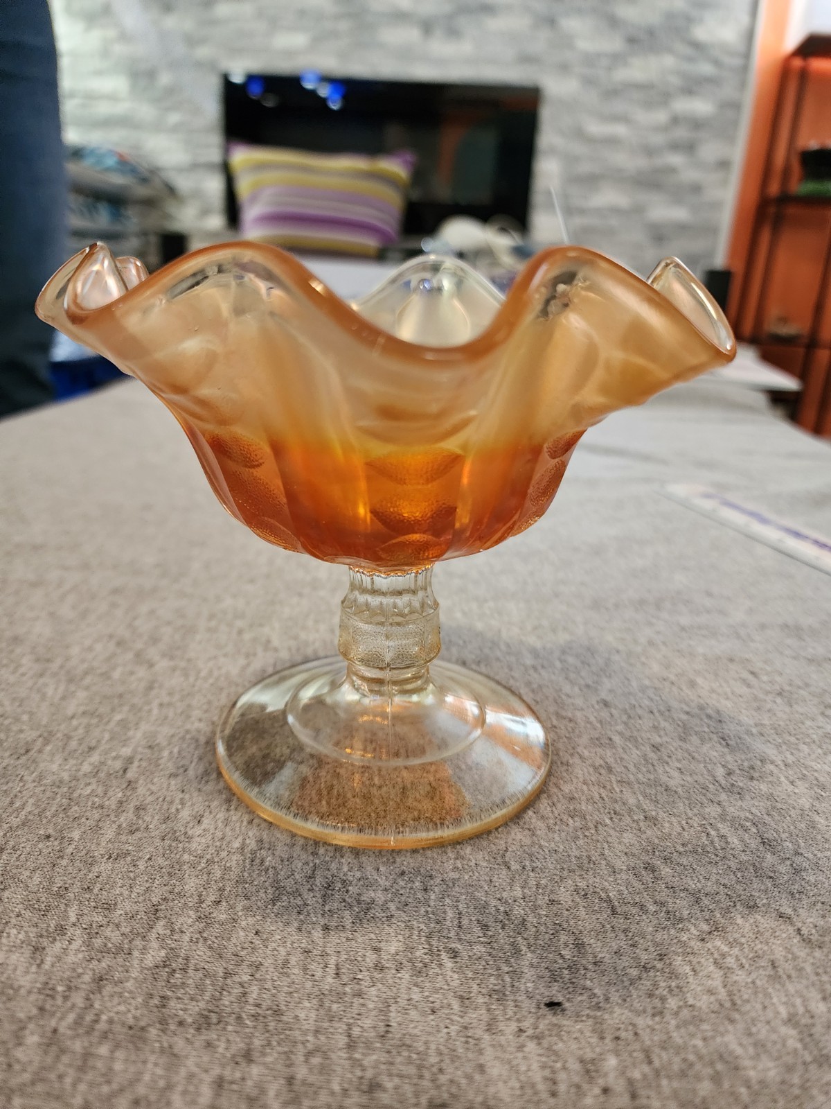 Dugan carnival glass compote *discontinued*