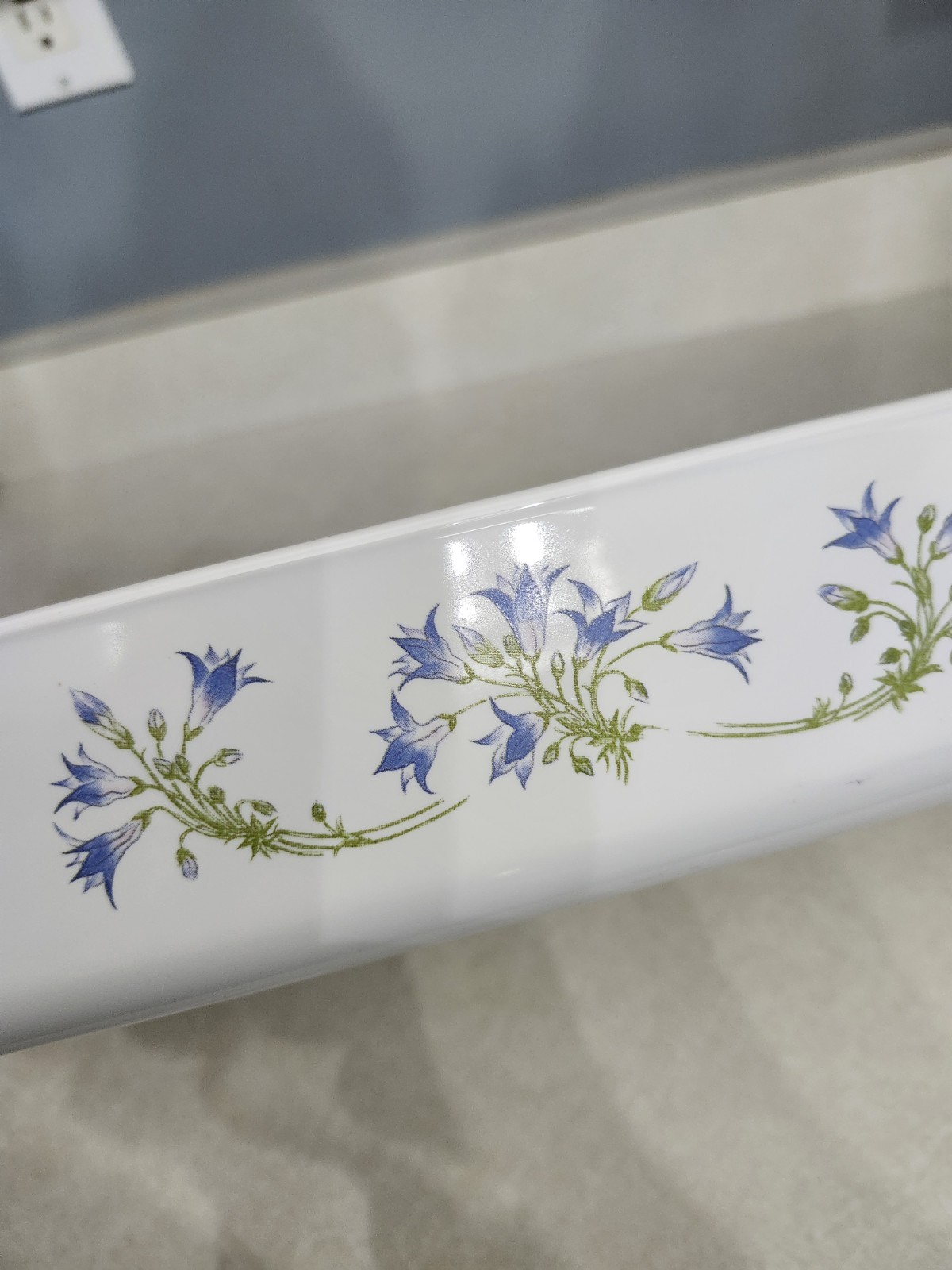 Corning Ware Blue Dusk Rectangular Open Roaster / Lasagna Casserole Pan A-21-B-N