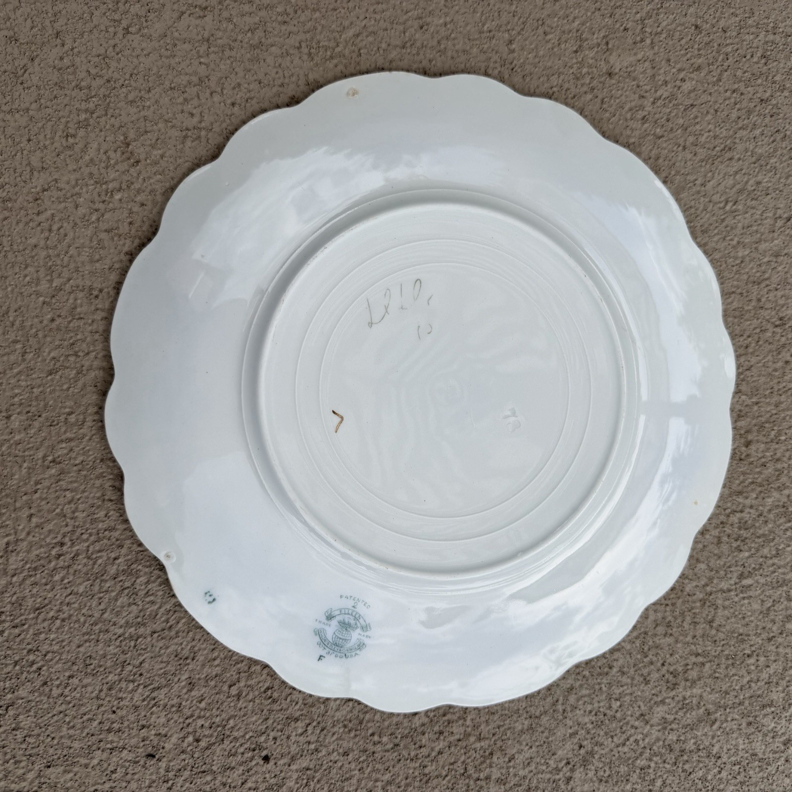 Staffordshire Grindley & Co ‘Eileen’ 9″ Dinner or Cake Plate CIRCA 1899-1914