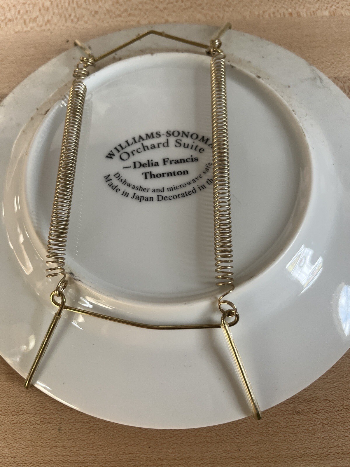 William Sonoma Orchard Suite Francoise Pierre De La Varenne. Hanging Plate
