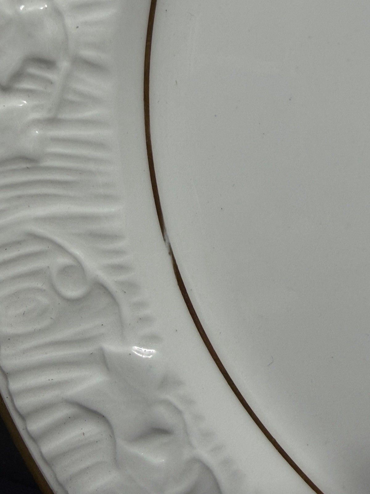 ROYAL STAFFORD OLD ENGLISH OAK Set of 5 Salad Plates 8 1/4″ Gold trim (B071*)