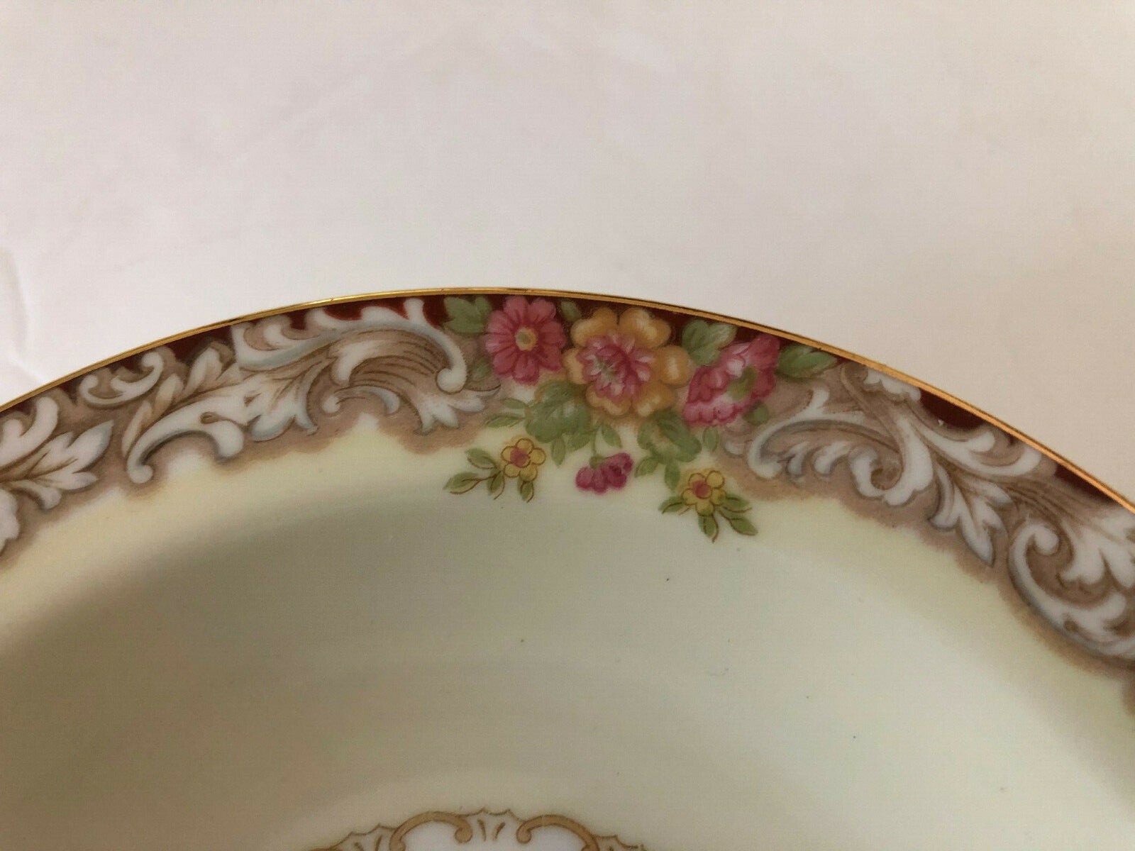 Noritake China Harmony 3906 Gold Trim – 5-3/4″ DESSERT / FRUIT / BERRY BOWL
