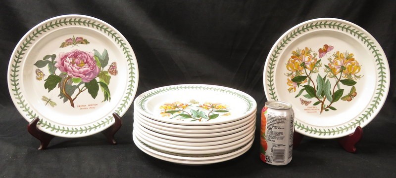 Portmeirion Botanic Garden Dinner Plate -U CHOOSE – Flowers, Butterfly -OLD MARK