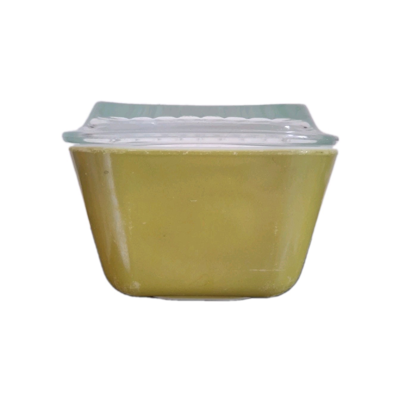Vintage Pyrex Green Rectangle Dish #0502 | 1-1/2 PT. | with Lid