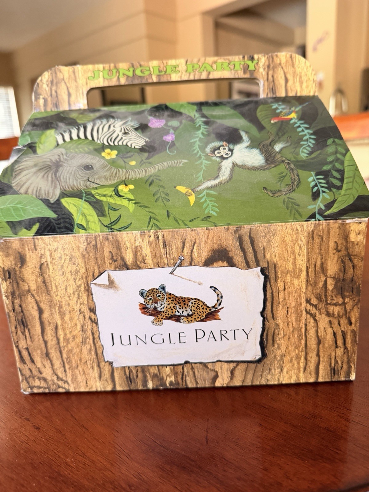 Lynn Chase Designs Jungle Party Ceramic Cup, Saucer & Plate Set Multicolor