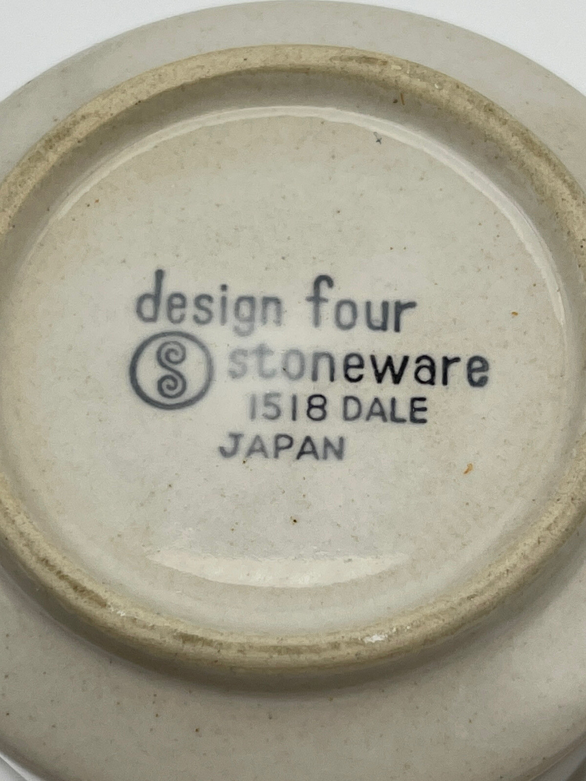 Vintage Design Four Stoneware 1518 Dale Japan Creamer and Sugar Bowl.
