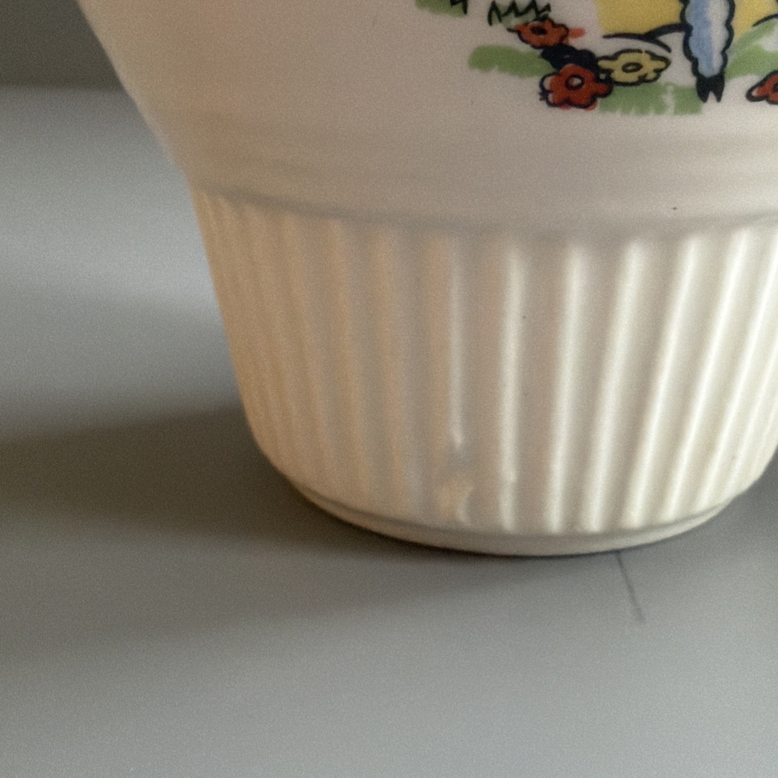 Service for 2 Victory by Salem China Co “Mary Had a Little Lamb” Tea cup Plate
