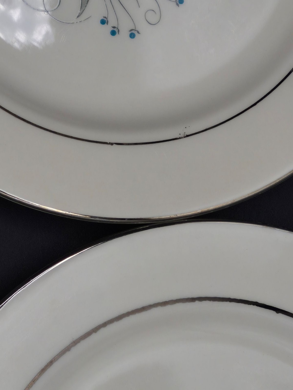 Set Of 12 Homer Laughlin Salad Plates, 7.25″, Celeste
