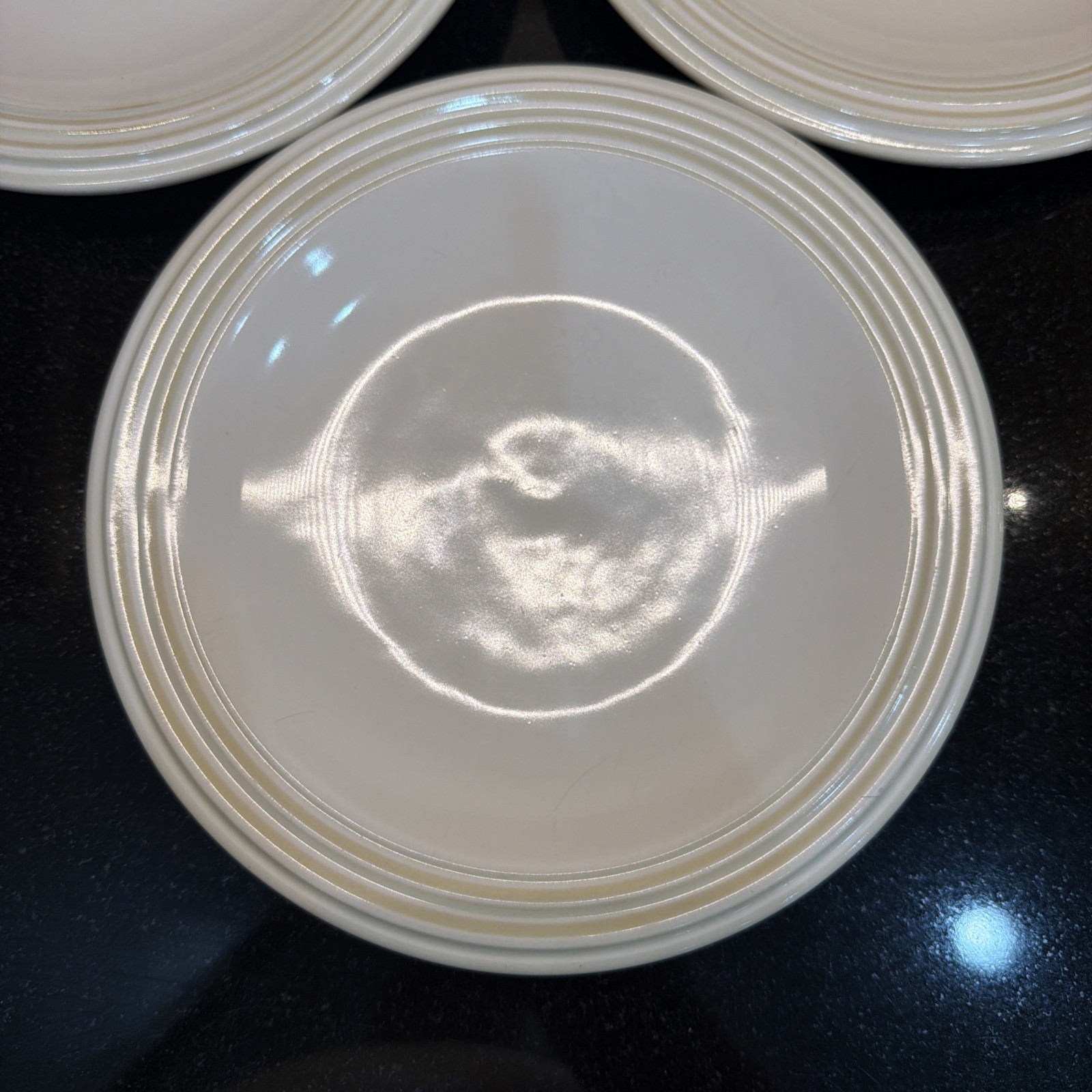 Set Of 3 Pfaltzgraff USA CAPPUCCINO 8 1/8” Salad Plate EXCELLENT Stoneware