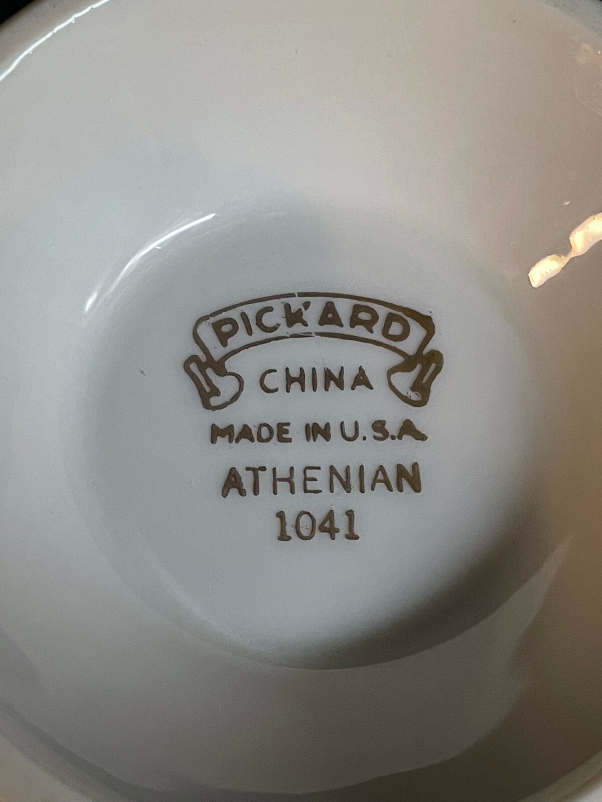 Pickard “Athenian” Footed Cup & Saucer Set