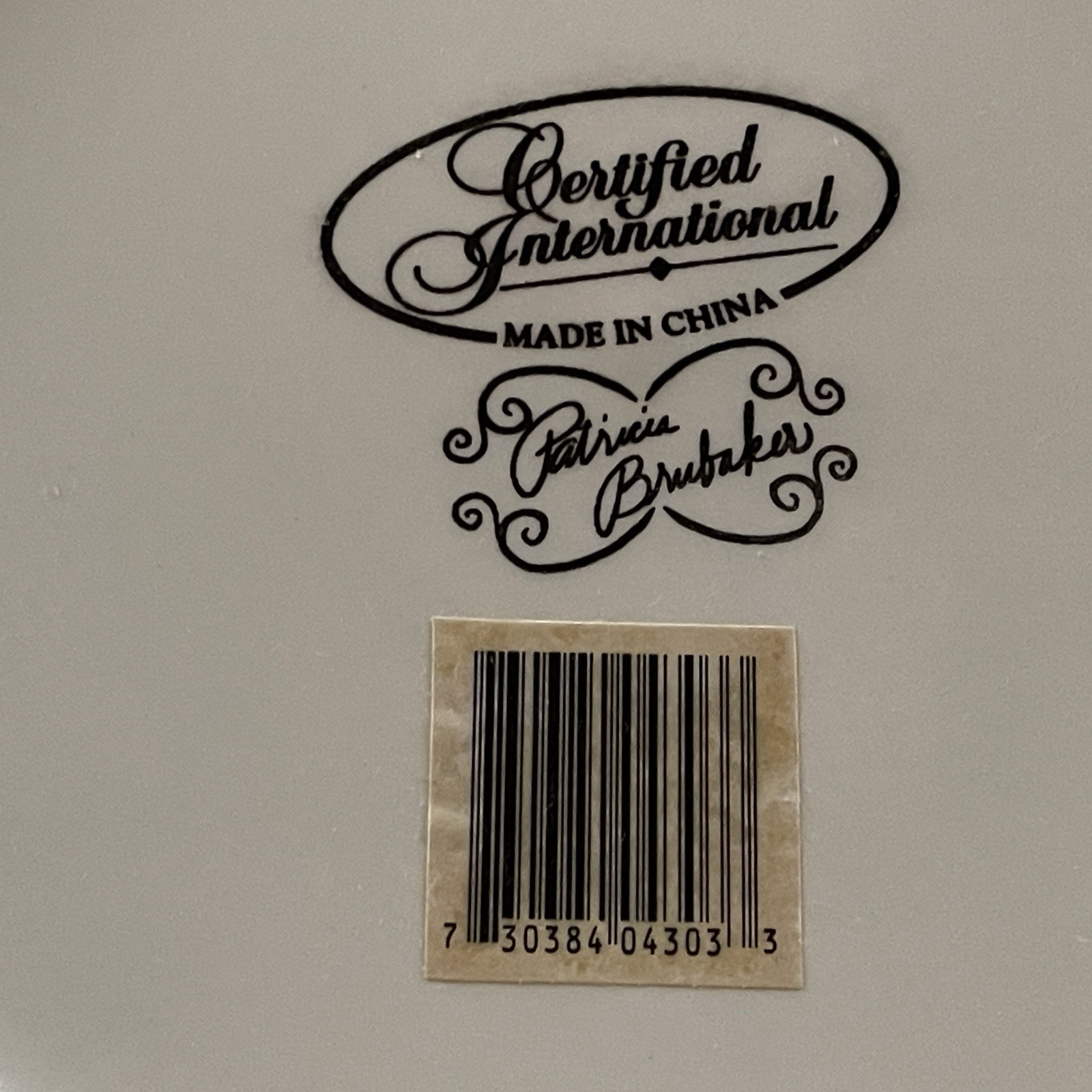 Certified International Patricia Brubaker Dinner Plate Fruits 11″