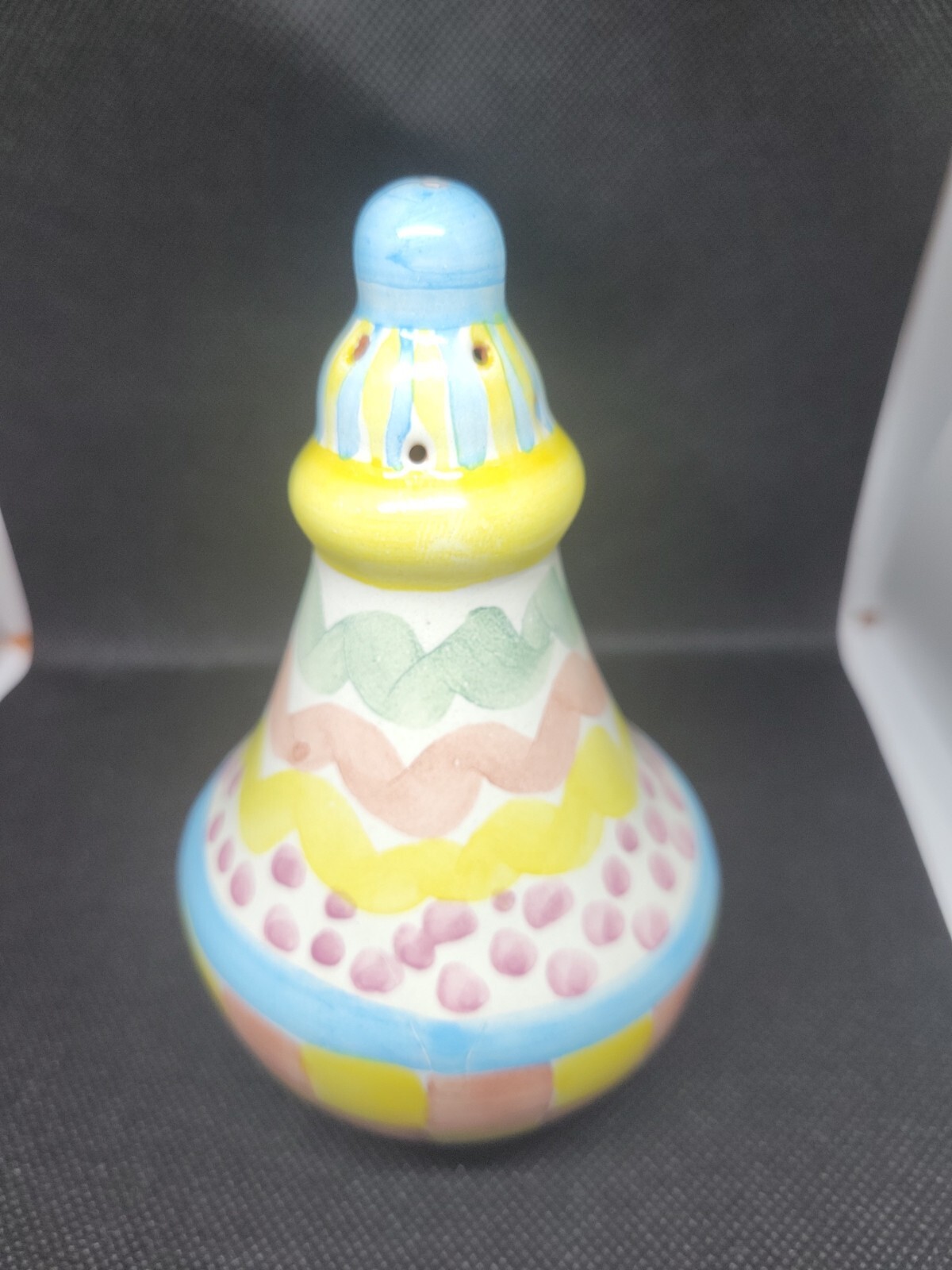 Mackenzie Childs Taylor “Aurora ” Salt/pepper Shaker 1999