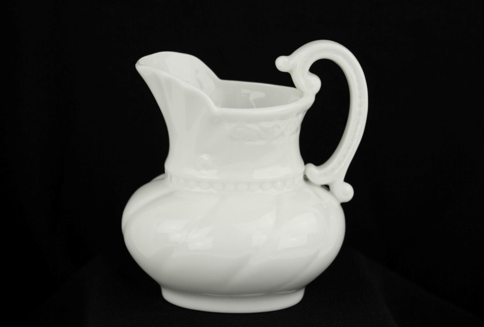 Lenox White Ivory Colonial Collection Serving Pitcher Or Jug Blue Stamp Made USA