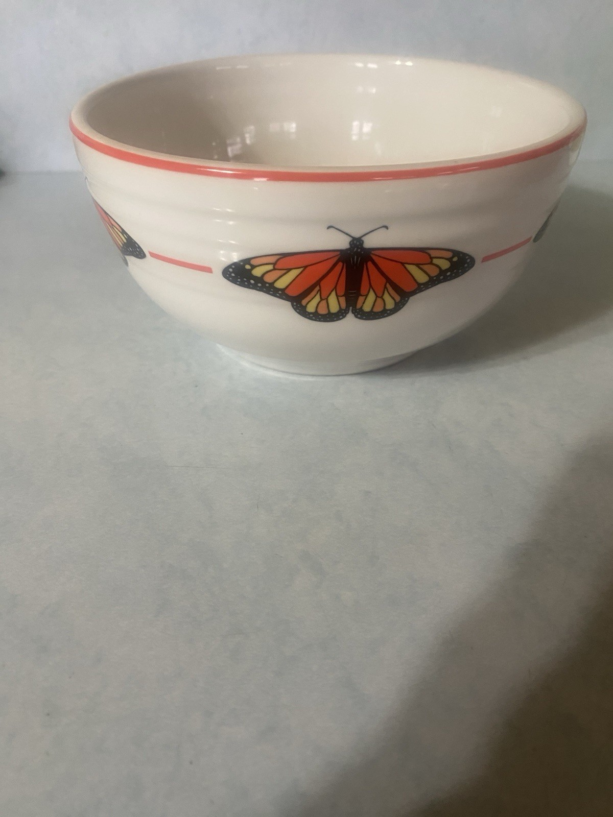 Fiestaware Monarch Bistro Bowl In White 5 1/2 Inches Across. 2024 Conference Exc