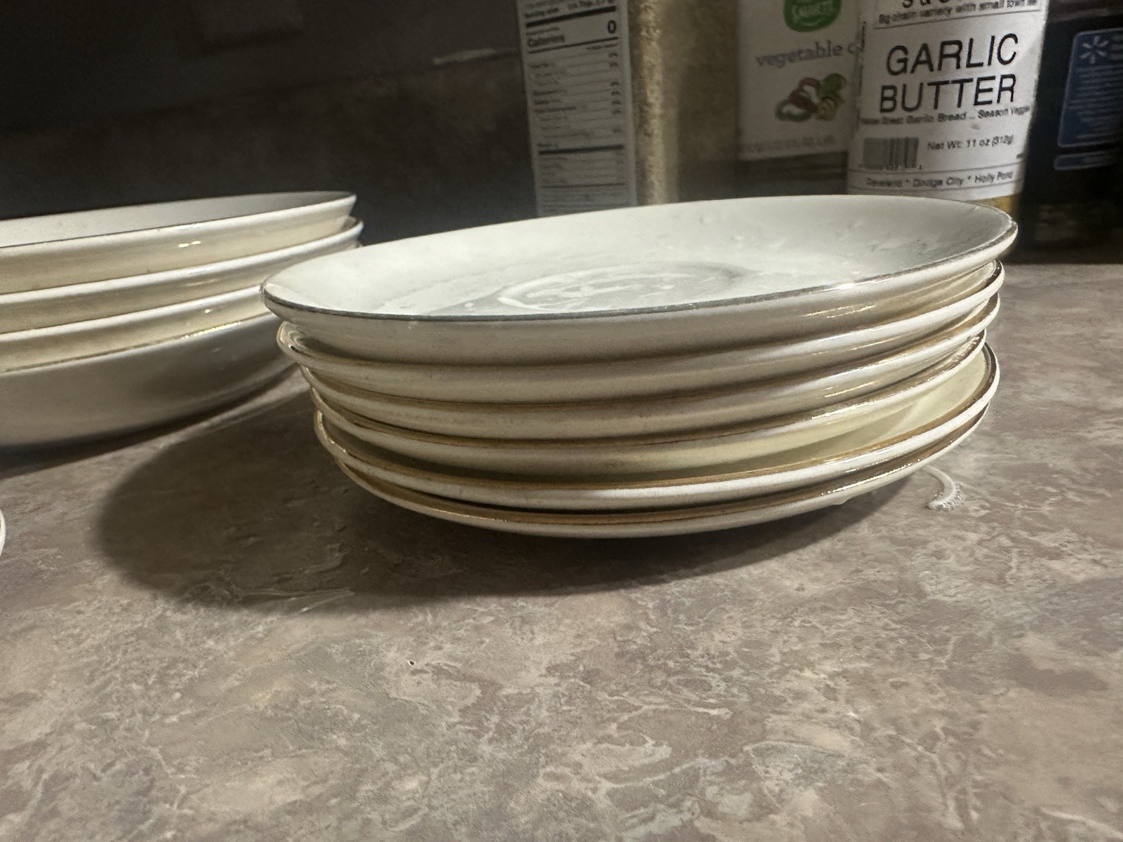 Vintage Golden Wheat dish set