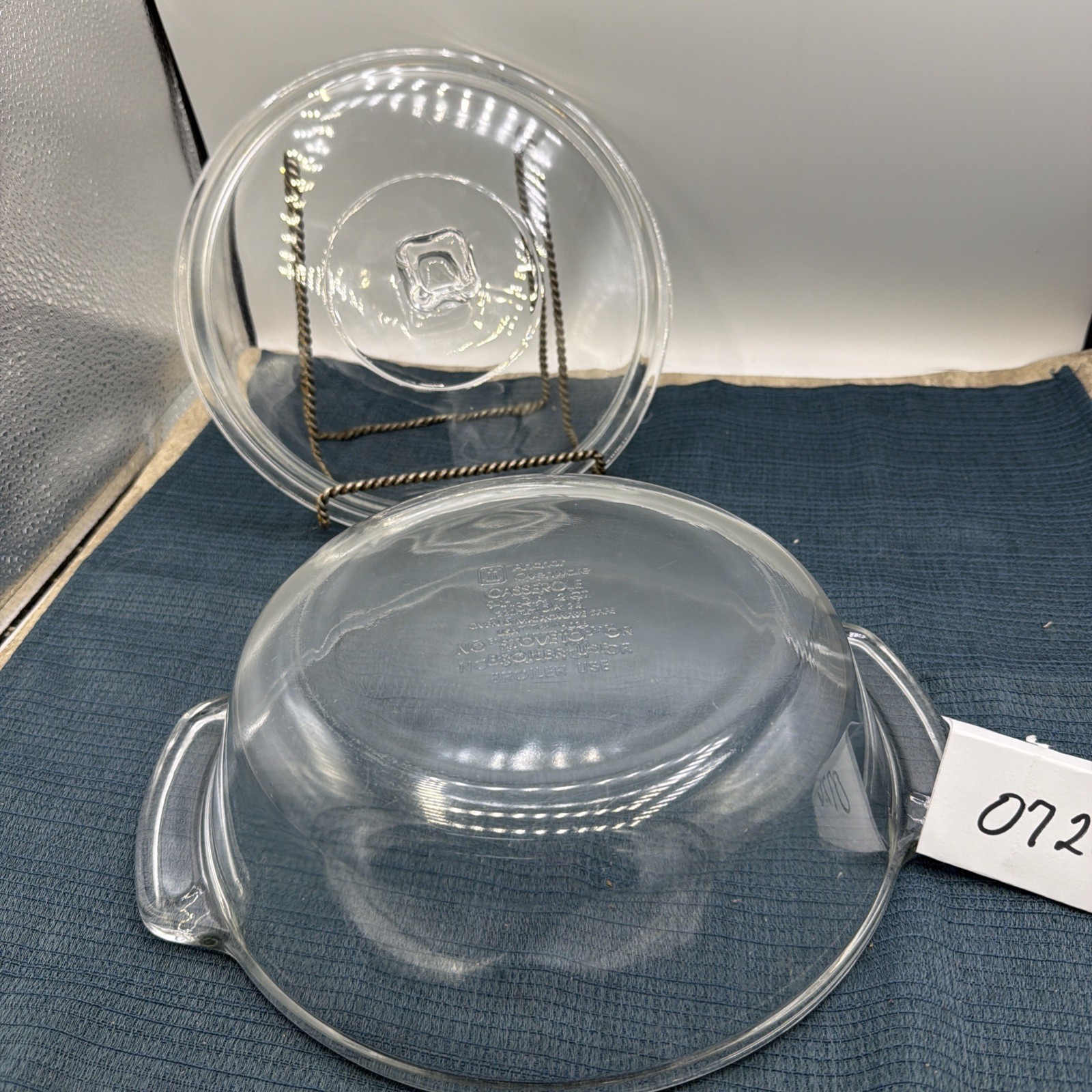 Anchor Hocking Casserole Bowl With Lid 9in