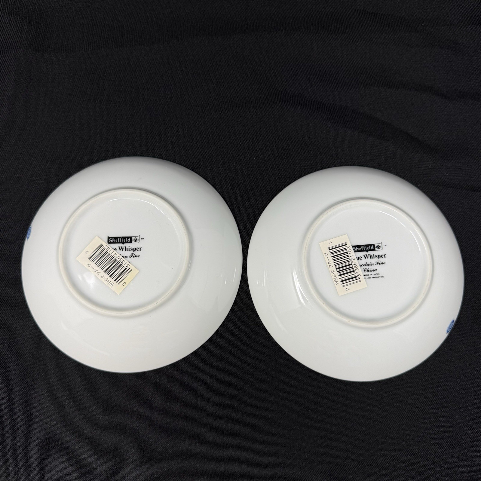 Sheffield Berry Dessert Bowl Blue Whisper Porcelain Fine China Two-Piece Set NWT
