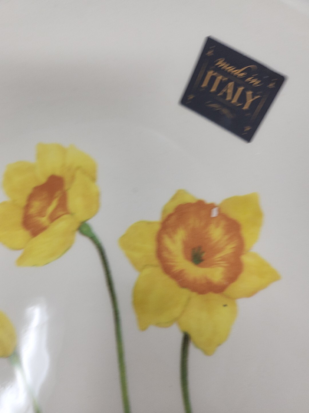 Ceramiche Italia SERVING BOWL Italy Narcisa Flower New