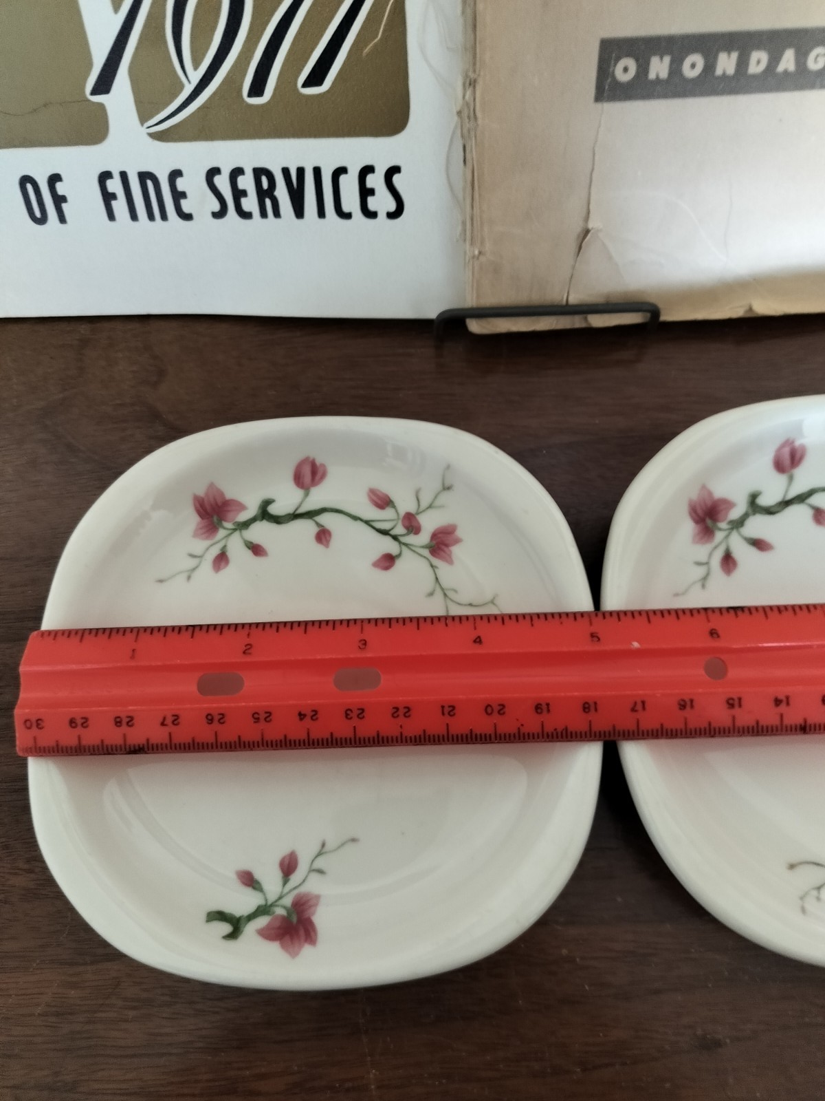 Syracuse China Trend Berkeley Pattern/Bread And Butter Plate 5 1/8 In (Lot of 2)