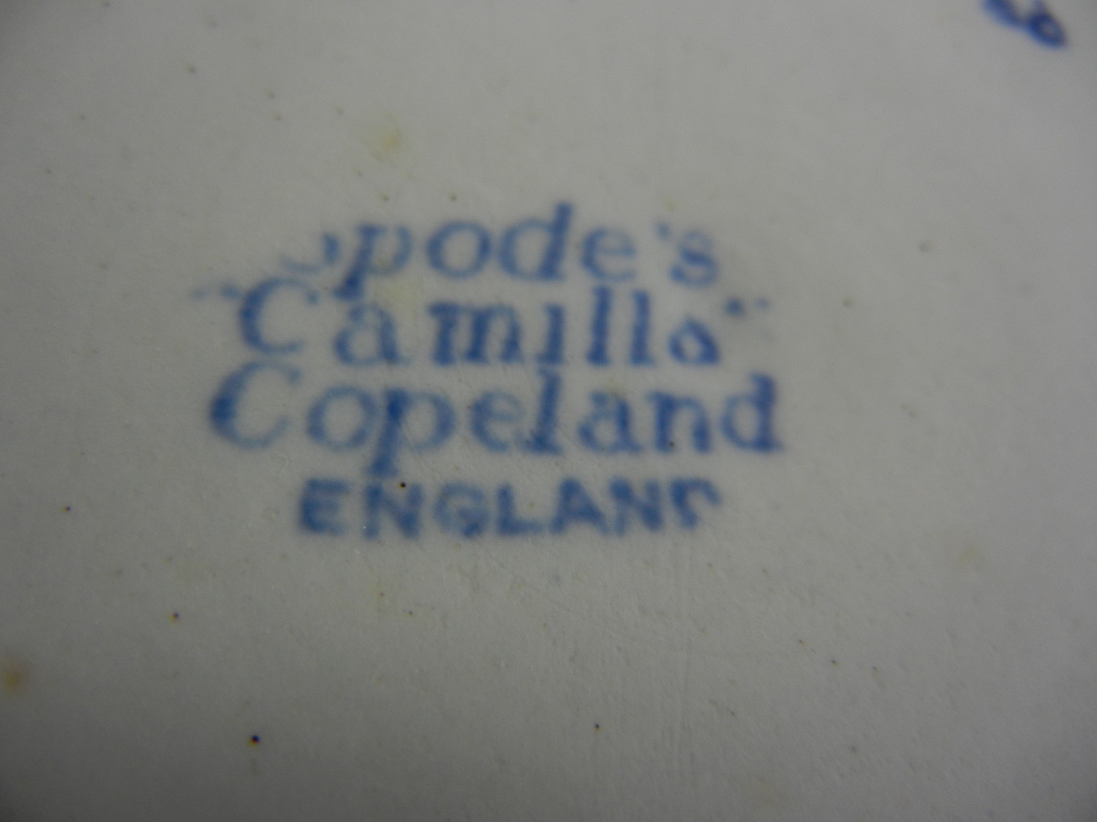 Copeland Spode Blue Camilla Cream Soup Bowl With Under Plate Set