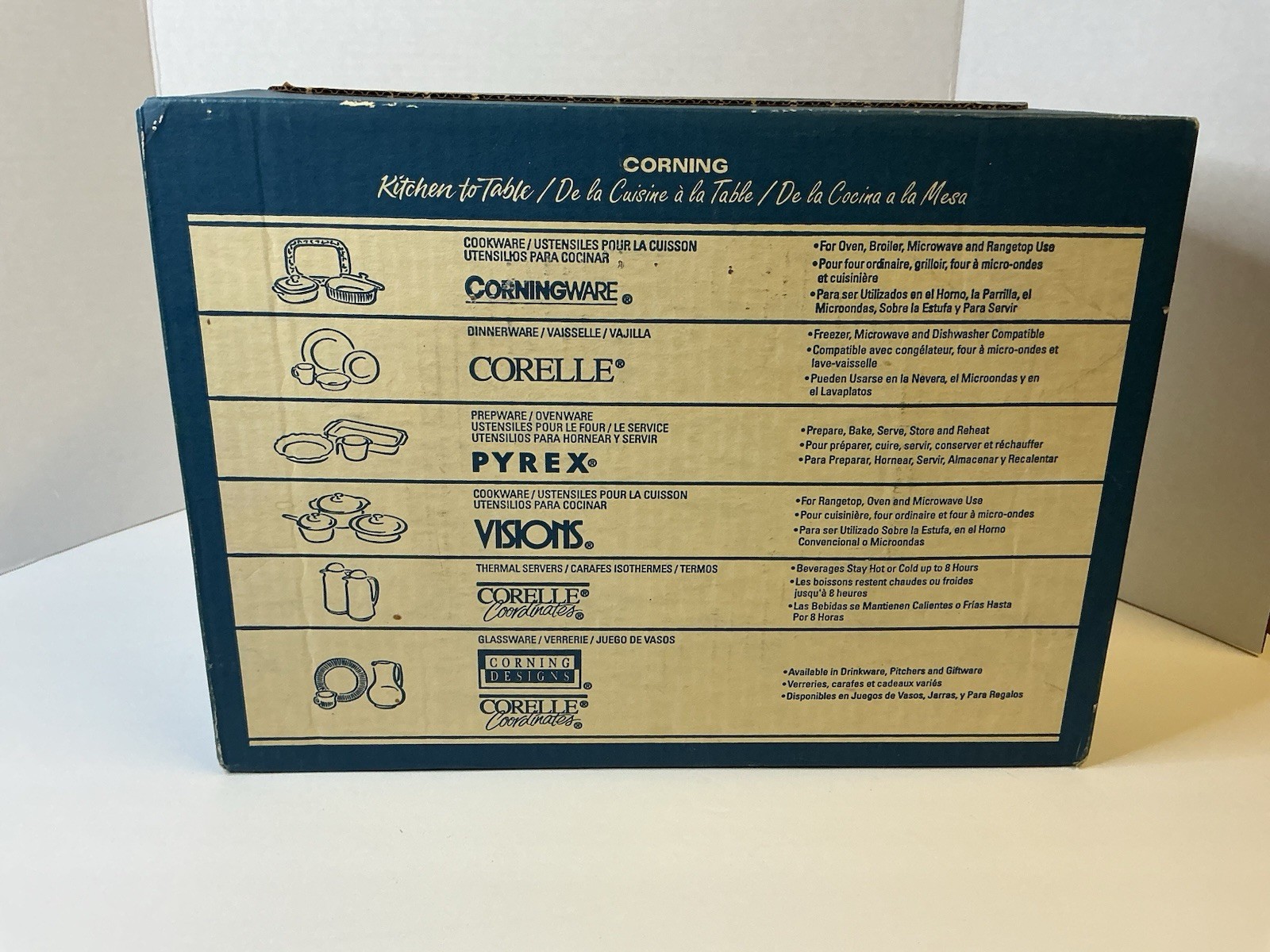 NEW VINTAGE Pyrex Cranberry 6016408 Bake-And-Serve 4-Piece Bakeware Set 1992