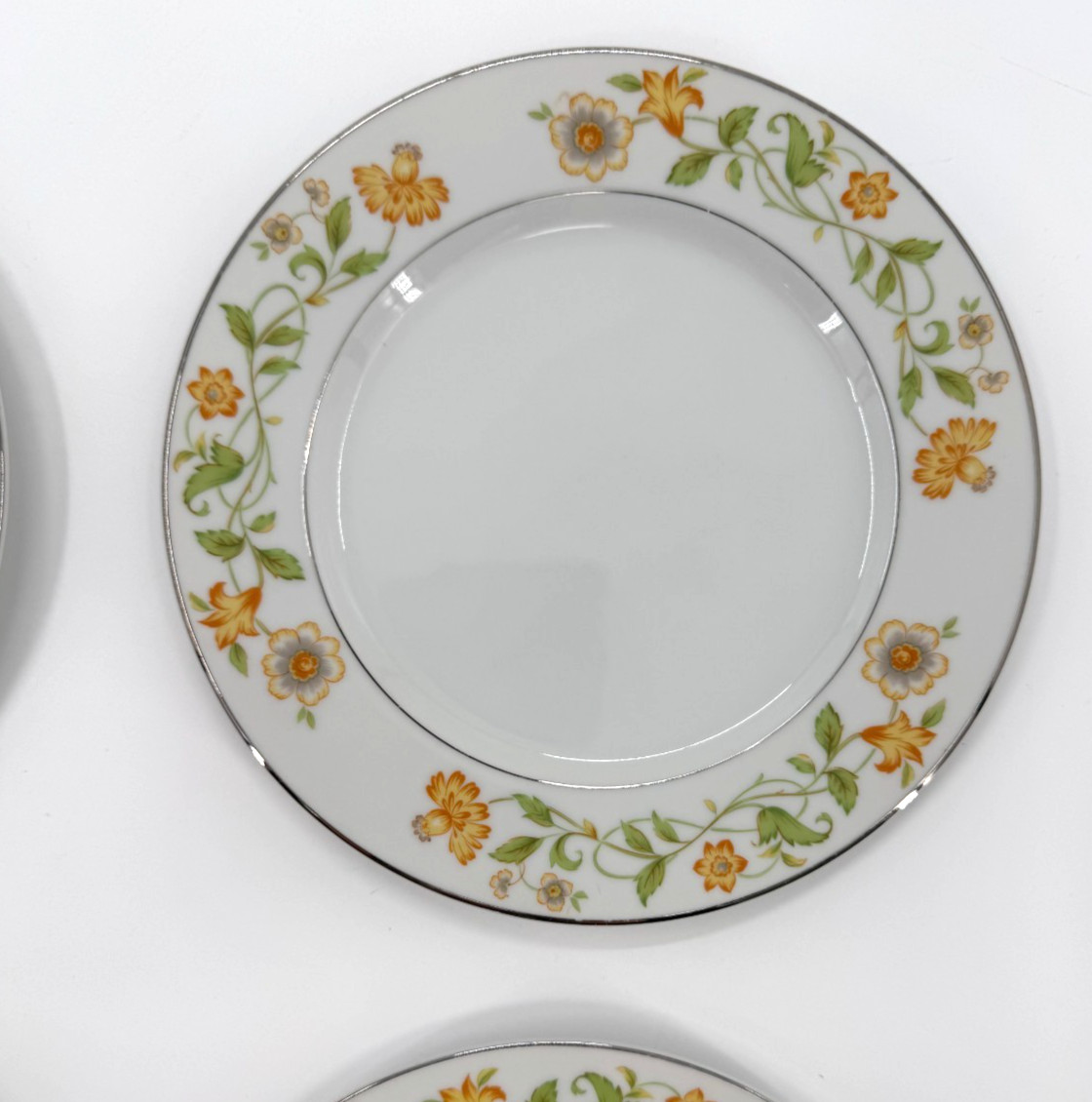 EKCO International 4 Salad Plates Generation VTG Japan Exquisite Fine China 7.5″