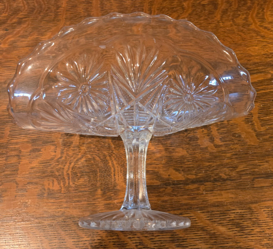 Banana Fruit Stand FEATHERED MEDALLION Bryce Higbee eapg pattern glass 1905