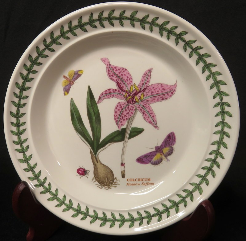 Portmeirion Botanic Garden 7.25″ Bread Plate -U CHOOSE -Flowers -OLD MARK