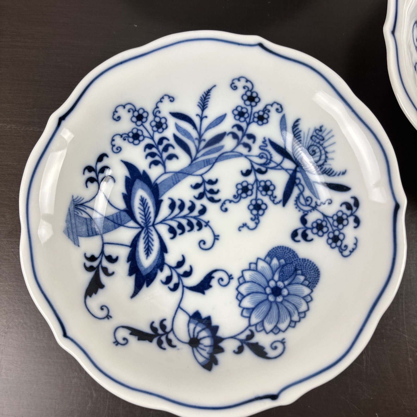 6 BLUE DANUBE JAPAN Onion 5 1/4″ Berry/Fruit / Cereal Bowls Set of 6 Rect Mark