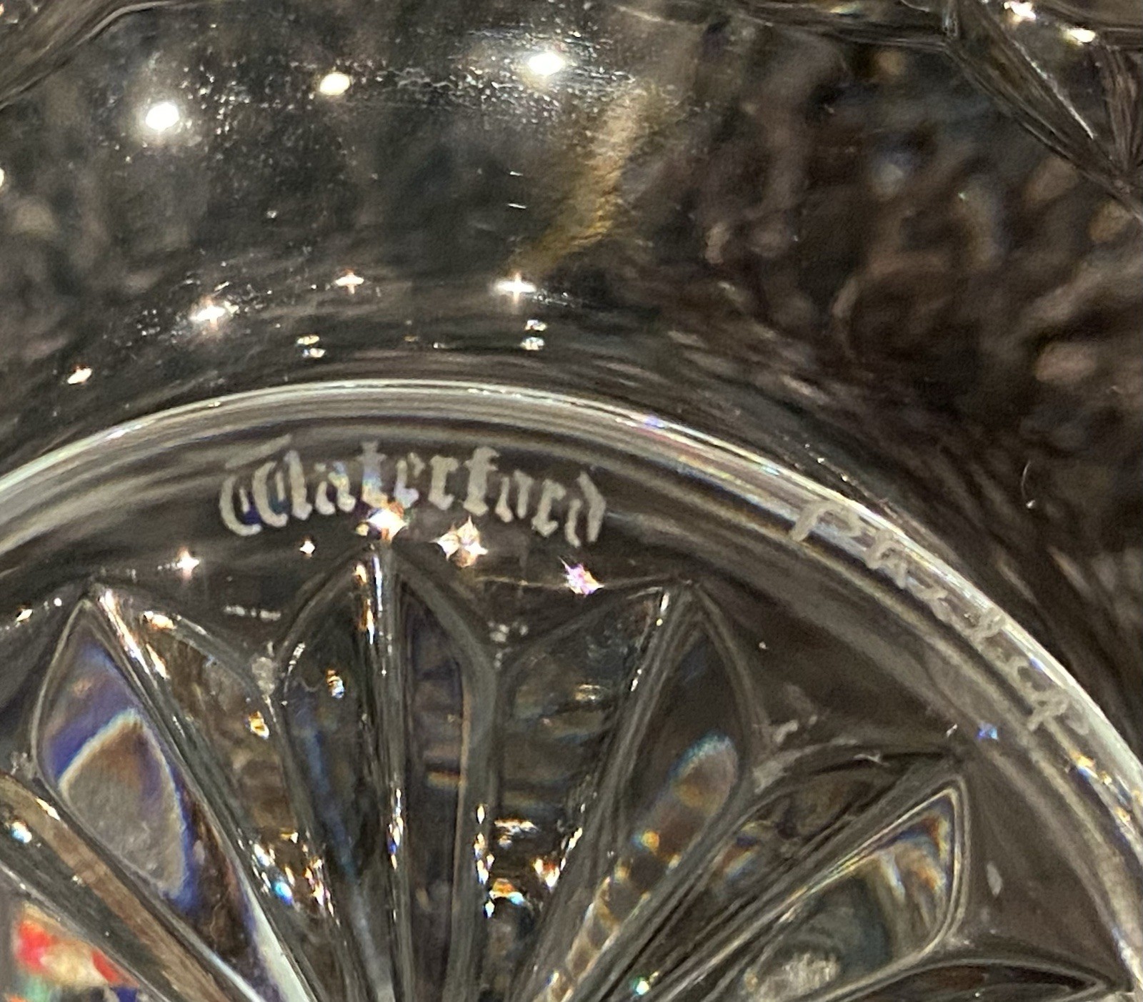Vintage Waterford Crystal Bowl 6″ Signed By Master Cutter Philip Sheridan 1997