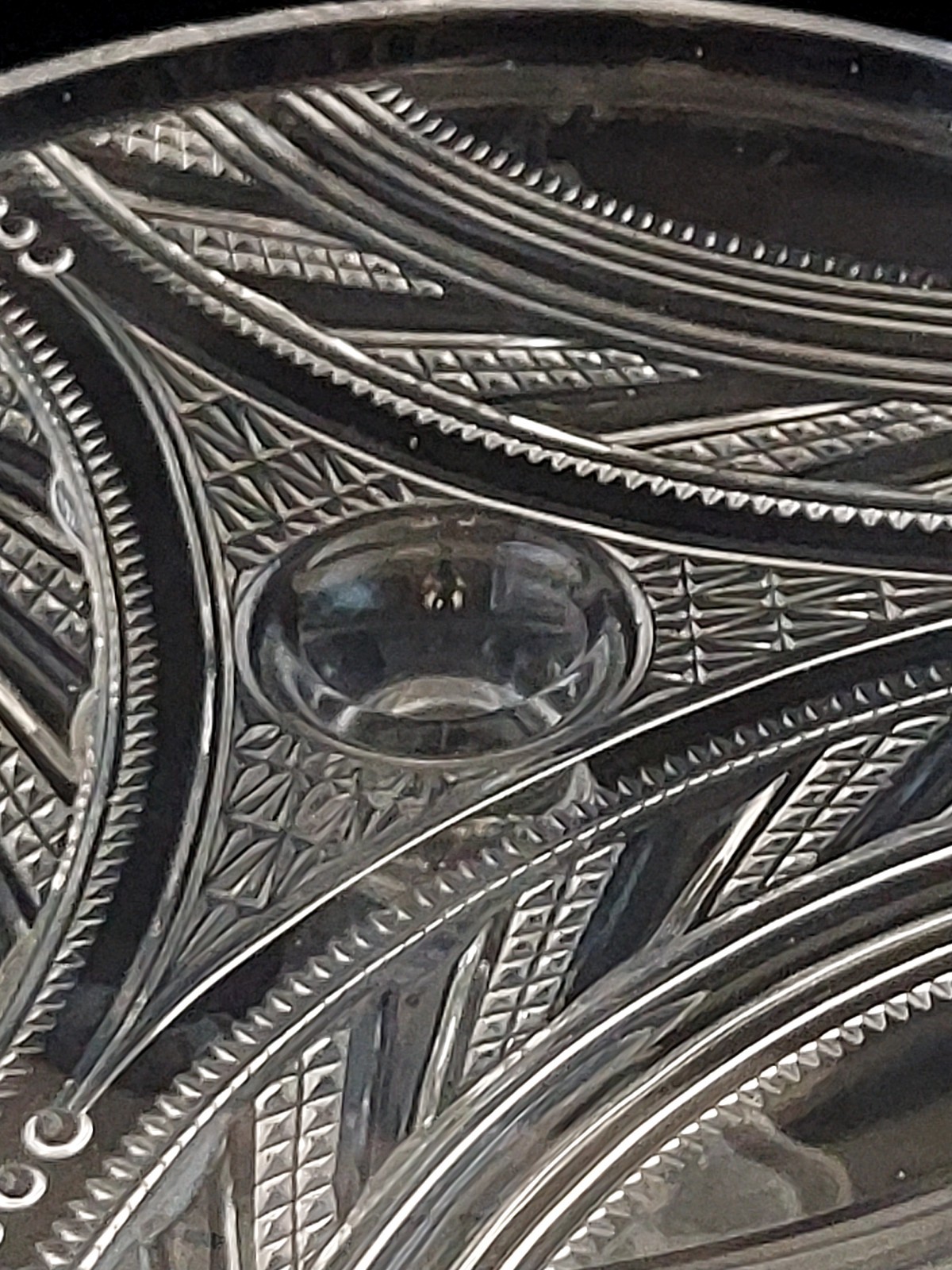 Antique EAPG Bryce Brothers Argyle Rare Oblong Pedestal Cake Plate C. 1880/1900s