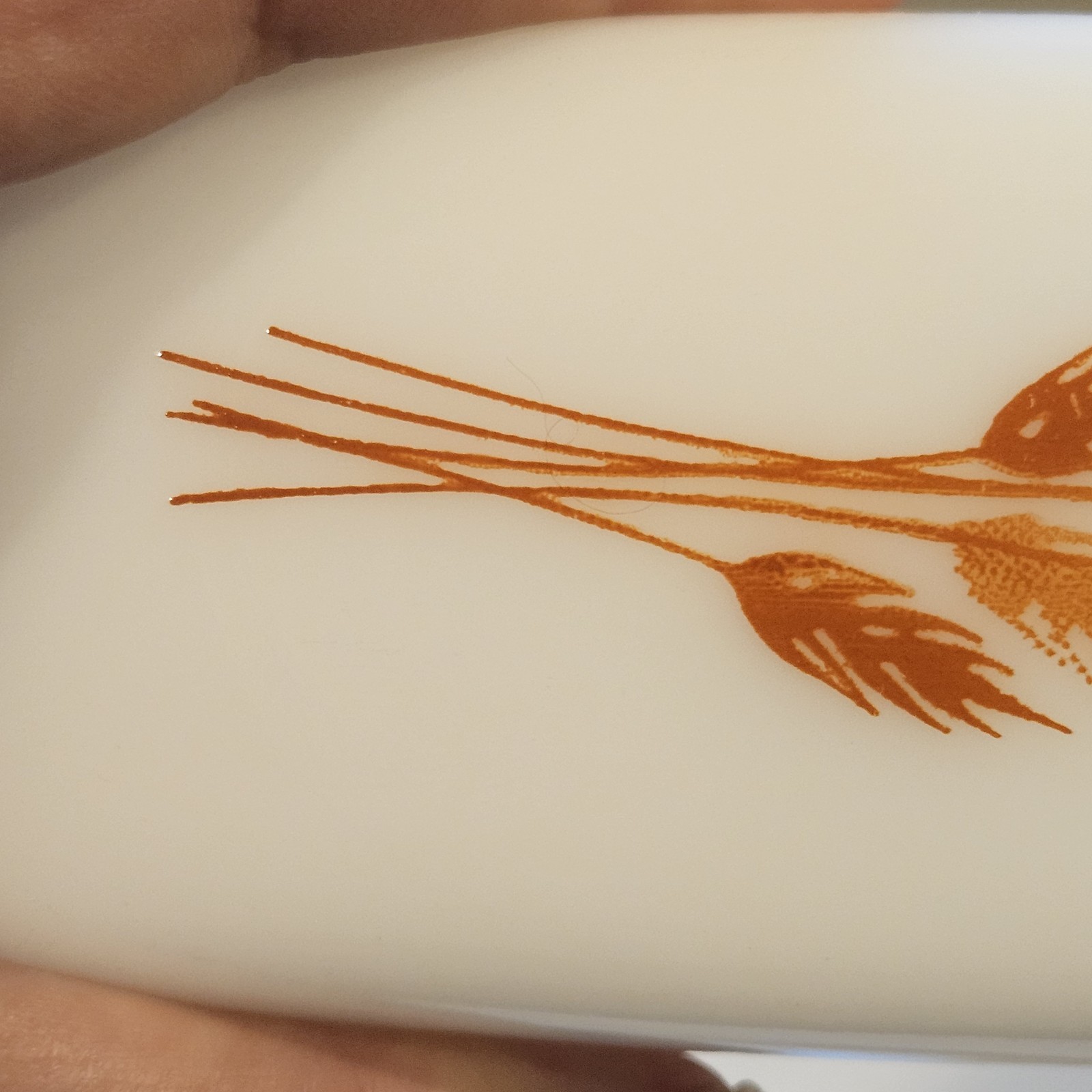 Pyrex 72-b Harvest Wheat Covered Butter Dish