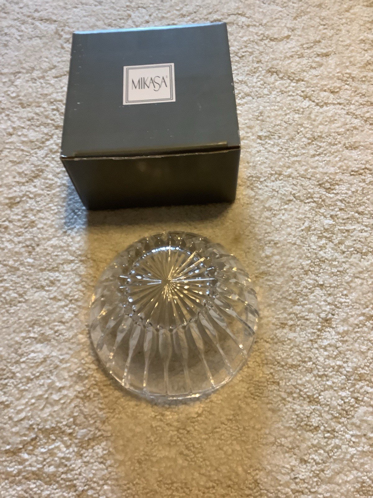 MIKASA Park Lane 6.25″ Lead Crystal Bowl New in Box