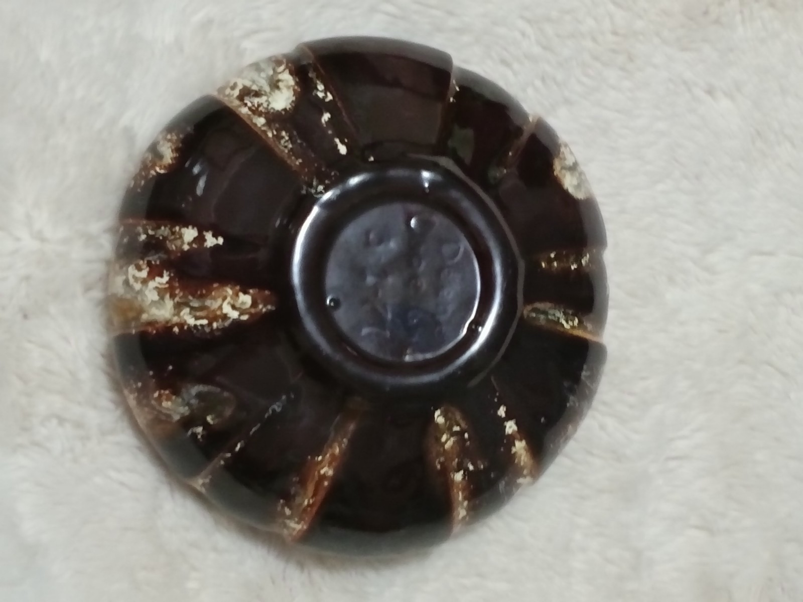 Ooak Turquoise Brown Ceramic Earthenware 6″ Signed By Artist 71 Bowl