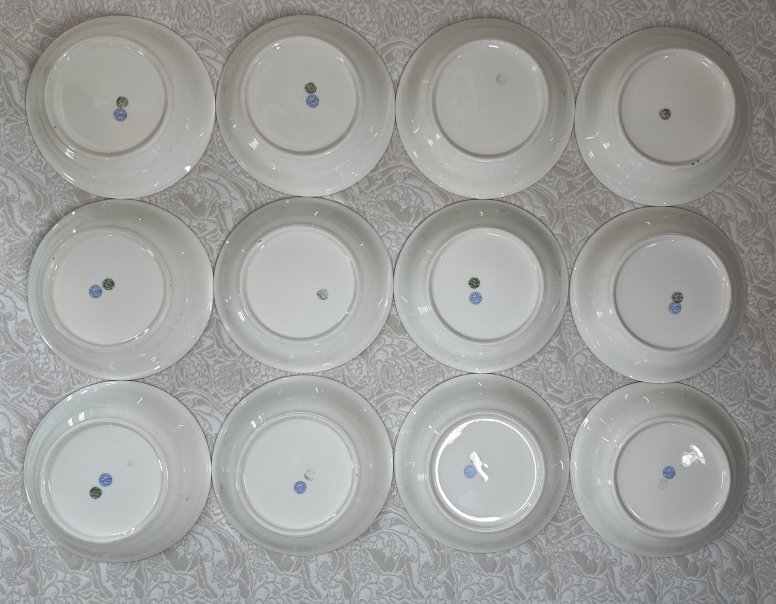 Antique Jean Boyer Limoges France BOJ1 Soup Bowls Set Of 12