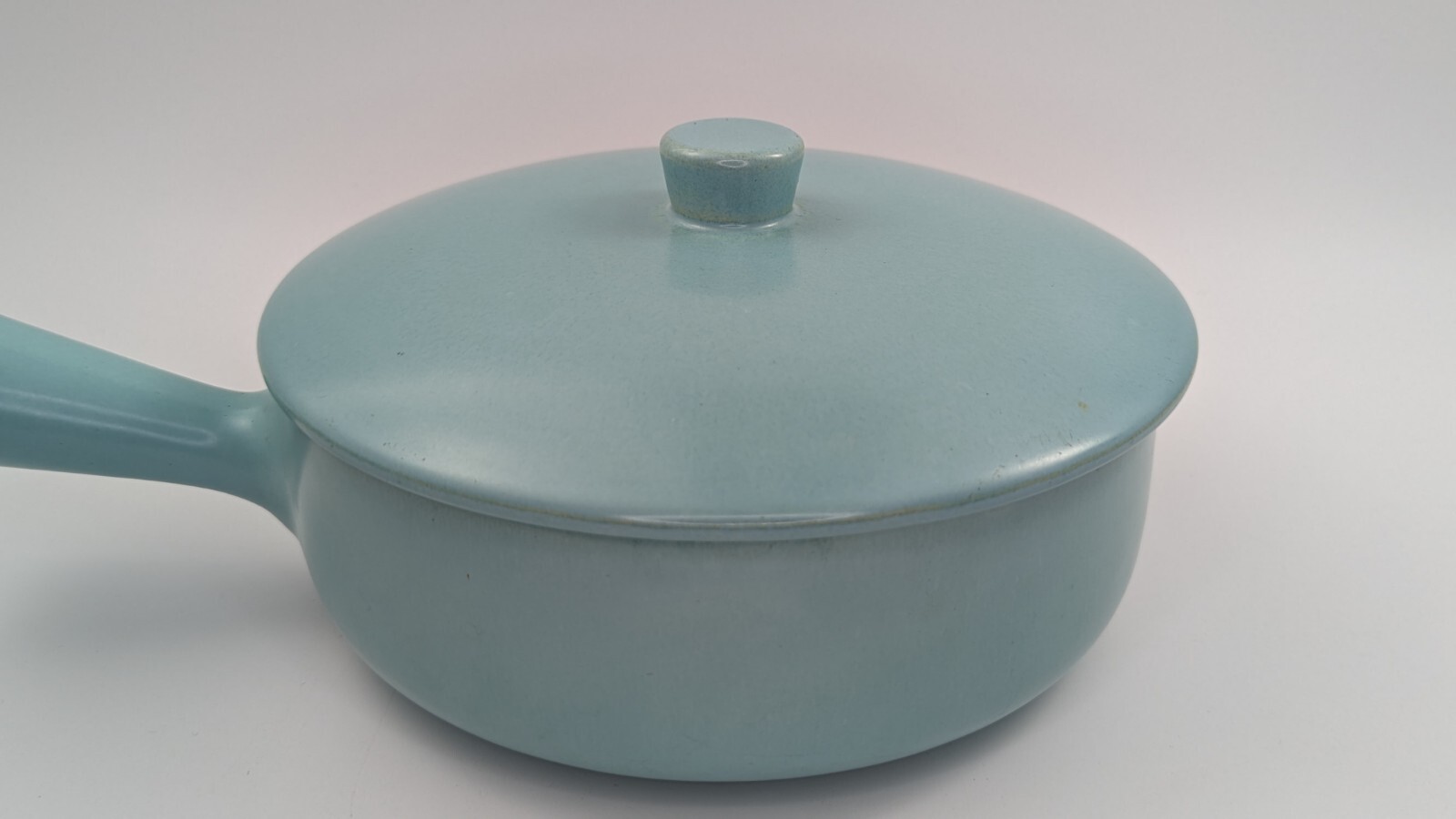 3 Piece Set – Mid Century Modern La Solana Art Pottery Blue Medium Casserole MCM