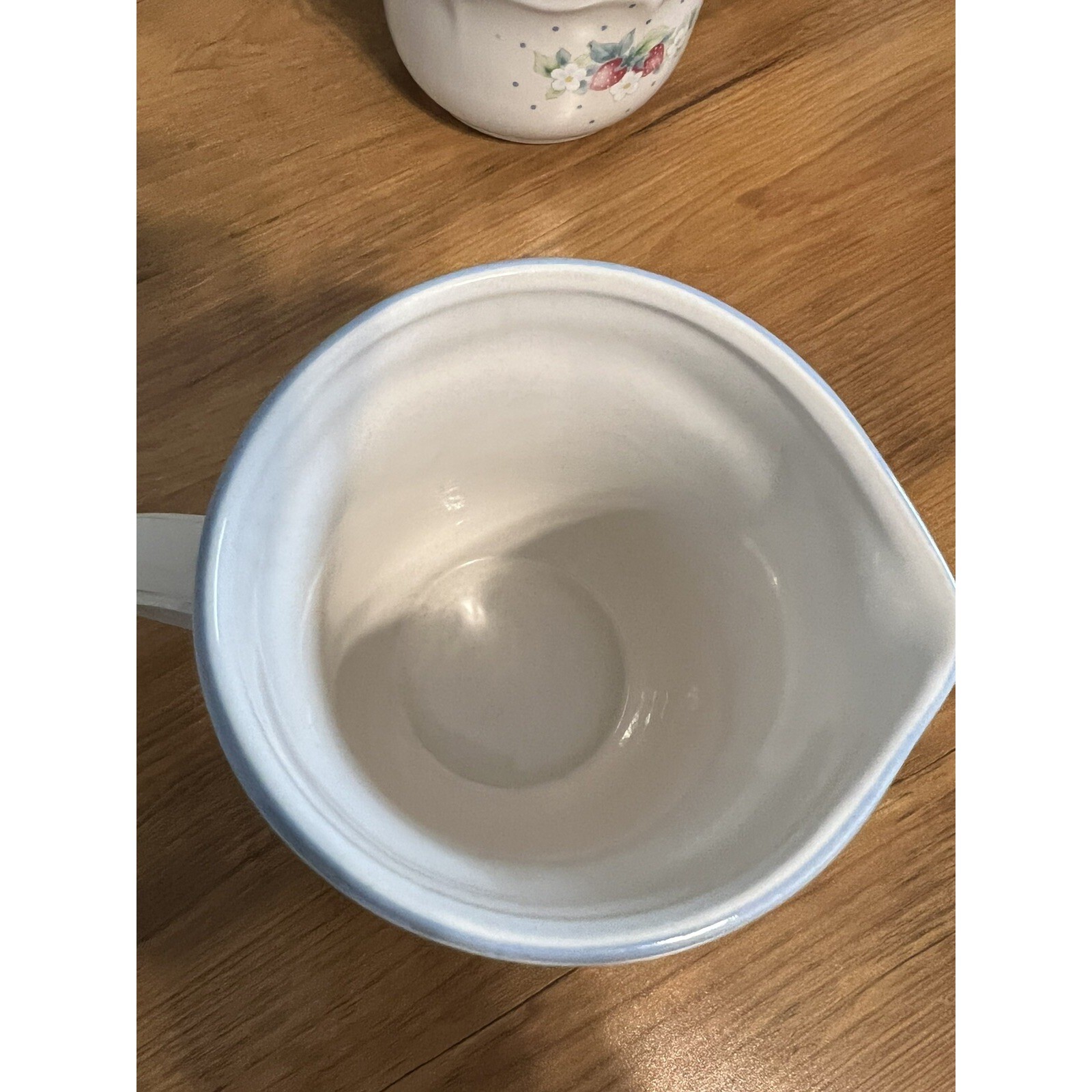 Vintage International Stoneware Japan Sugar Bowl/Lid Creamer Cup